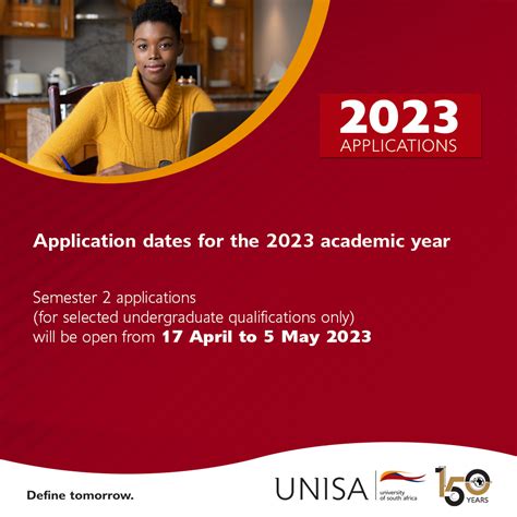 UNISA OPEN FOR 2023 FOR SELECTED QUALIFICATIONS .